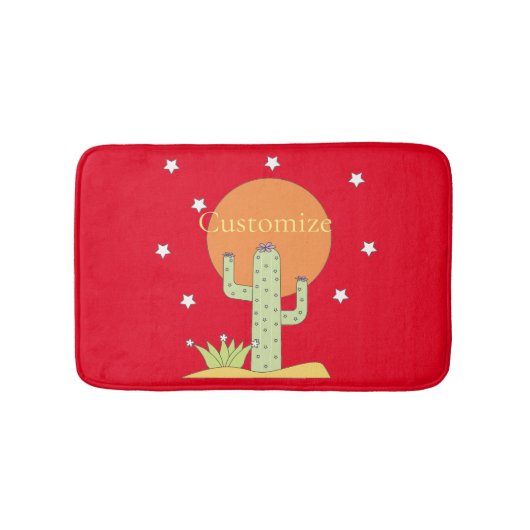 Tapis De Bain Cactus du désert Sun Thunder_Cove (Devant)