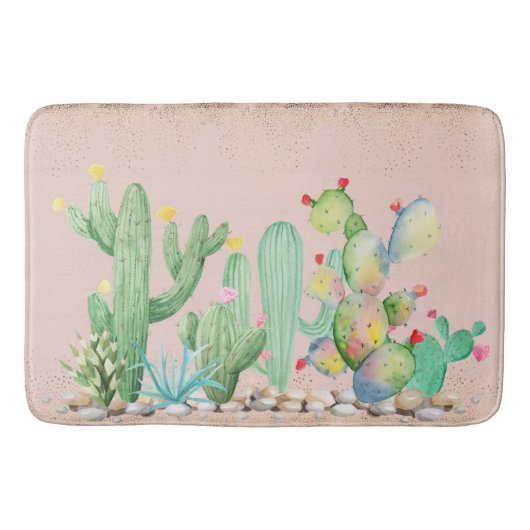 Tapis de bain Cactus du Sud-Ouest (Devant)