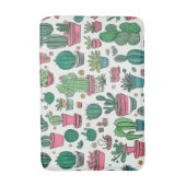 Tapis De Bain Cactus Motif Succulent (Devant (Vertical))