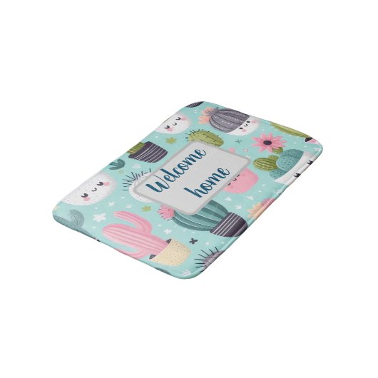 Tapis De Bain Cactus pattern (Angle)