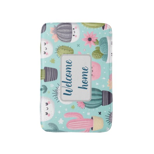 Tapis De Bain Cactus pattern (Devant (Vertical))