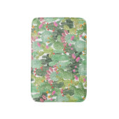 Tapis De Bain Cactus peint à la main : Vert désert (Devant (Vertical))