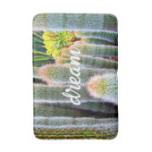 Tapis De Bain Cactus succulent photographie rêve citation script (Devant (Vertical))