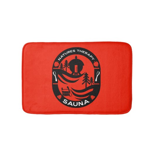 Tapis De Bain cadeau de luxe Sauna (Devant)