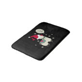 Tapis De Bain cadeau de Noël Fa la la Lama (Angle)