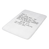 Tapis De Bain Cadeau pour le scénariste - scène drôle de (Angle)