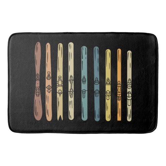 Tapis De Bain Cadeaux de ski (Devant)