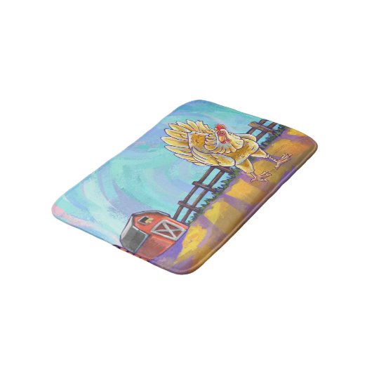 Tapis De Bain Cadeaux et accessoires de poulet (Angle)