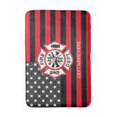 Tapis De Bain Cadeaux pour pompiers (Devant (Vertical))