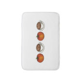 Tapis De Bain Café citrouille épice Latence Automne Octobre Auto (Devant (Vertical))