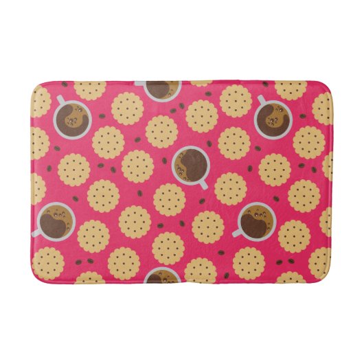 Tapis De Bain Café et cookies (Devant)