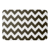 Tapis De Bain Café Mocha Neutral Chevrons (Devant)