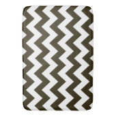 Tapis De Bain Café Mocha Neutral Chevrons (devant Vertical)