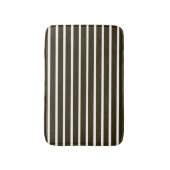 Tapis De Bain Café Mocha Neutral Stripes (Devant (Vertical))