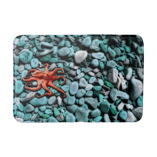 Tapis De Bain Cailloux de pieuvre (Devant)