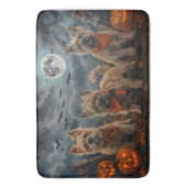 Tapis De Bain Cairn Terrier Halloween Squelettes (devant Vertical)