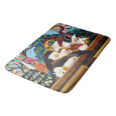 Tapis De Bain Calico Cat Dragon Rouge (Angle)