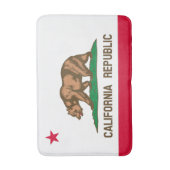 Tapis De Bain California State Flag Design (Devant (Vertical))
