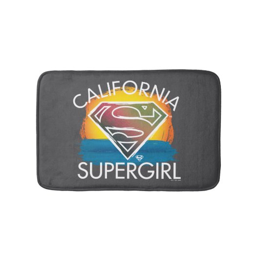 Tapis De Bain California Supergirl Sunset Graphic (Devant)