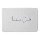 Tapis De Bain Calligraphie tendance écriture classique simple pe (Devant)