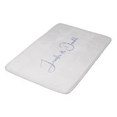 Tapis De Bain Calligraphie tendance script classique personnel s (Angle)