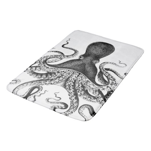 Tapis De Bain Calmar géant de mer (Angle)