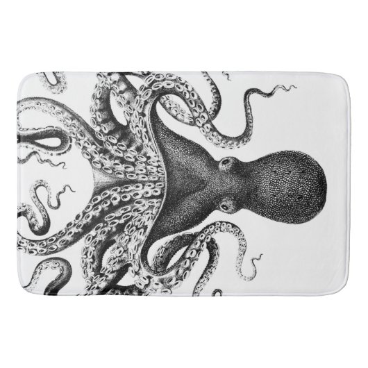 Tapis De Bain Calmar géant de mer (Devant)