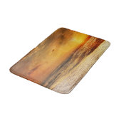 Tapis De Bain Calme coucher de soleil Ocean Beach Waves (Angle)