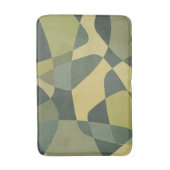 Tapis De Bain Calques de pierre du milieu du siècle vert (Devant (Vertical))