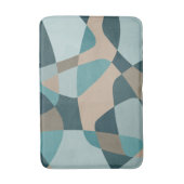 Tapis De Bain Calques Roches du milieu du siècle Turquoises (Devant (Vertical))