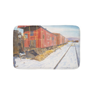 Tapis De Bain Cambuse du yard D&H de chemin de fer d'Oneonta