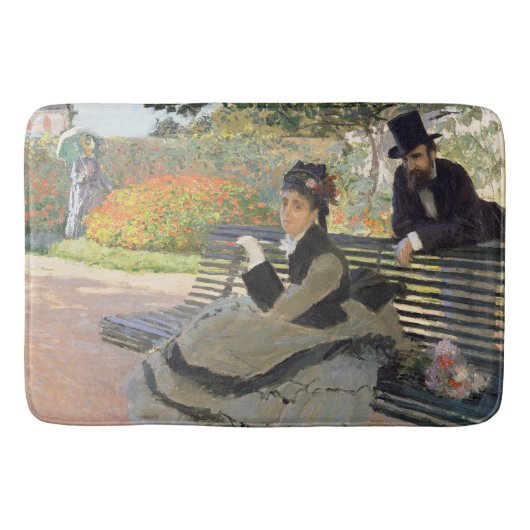 Tapis De Bain Camille Monet sur un banc Claude Monet (Devant)