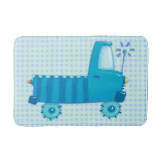 Tapis De Bain Camion bleu (Devant)
