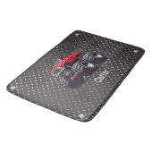Tapis De Bain Camion monstre rouge (Angle)