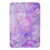 Tapis De Bain Camo Abstrait tendance rose violet bleu (devant Vertical)