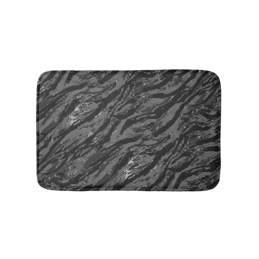 Tapis De Bain Camo rayé gris (Devant)