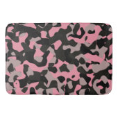 Tapis De Bain Camo rose et noir (Devant)