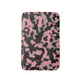Tapis De Bain Camo rose et noir (Devant (Vertical))