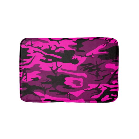 Tapis De Bain Camo rose étranger (Devant)