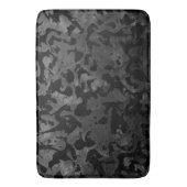 Tapis De Bain Camouflage moderne Camo-noir et gris foncé (devant Vertical)