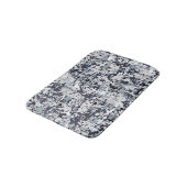 Tapis De Bain Camouflage numérique gris argent à l'esprit urbain (Angle)