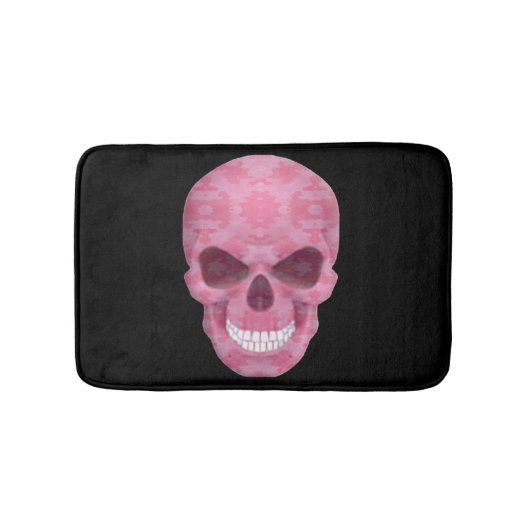 Tapis De Bain Camouflage rose Mat de bain crâne (Devant)