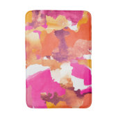 Tapis De Bain Camouflage rose orange (Devant (Vertical))