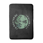 Tapis De Bain Camping - Je Préférerais Faire Du Camping (Devant (Vertical))