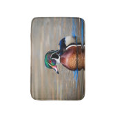 Tapis De Bain Canard à bois dans un étang (Devant (Vertical))