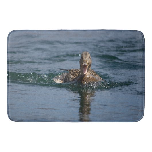 Tapis De Bain Canard avec bec ouvert (Devant)