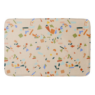 Tapis De Bain Canard en caoutchouc Terrazzo moderne