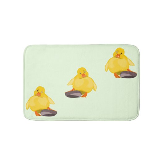 Tapis De Bain Canard jaune mignon (Devant)