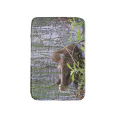 Tapis De Bain Canard se prédisant parmi les roseaux (Devant (Vertical))