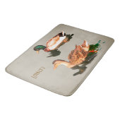 Tapis De Bain Canards colverts. Loyauté (Angle)